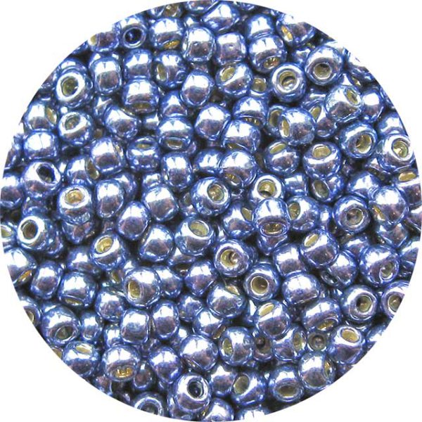 Japanese Seed Bead, PermaFinish Metallic Violet