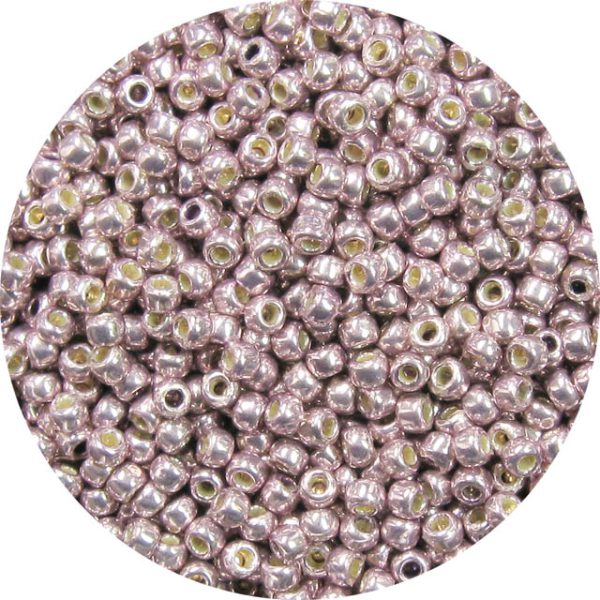 8/0 Japanese Seed Bead, Permanent Galvanized Metallic Lavender**