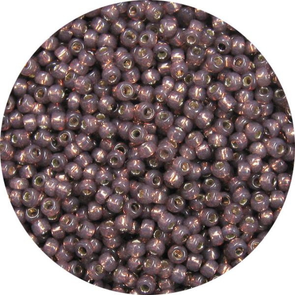 8/0 Japanese Seed Bead, Gold Lined Waxy Chocolate*