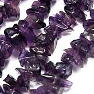 Amethyst Semi-Precious Gemstone Bead Chips, 16" Strands