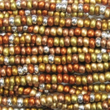 8/0 Frosted Supra Seed Beads