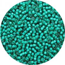 8/0 White Lined Seed Beads