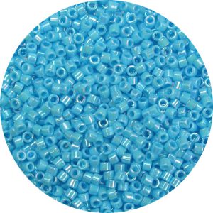 DB0164 - 11/0 Miyuki Delica Beads, Opaque Aqua Blue AB