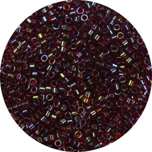 DB0296 - 11/0 Miyuki Delica Beads, Red Lined Garnet AB