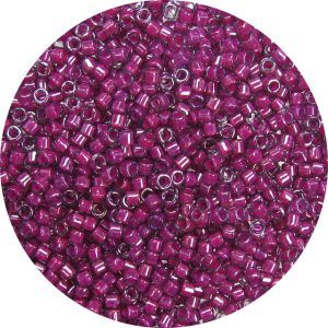 DB0281 - 11/0 Miyuki Delica Beads, Fuchsia Lined Amethyst