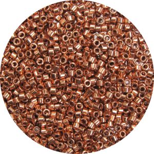 DB0040 - 11/0 Miyuki Delica Beads, Copper Electroplate over Glass