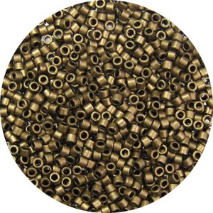 DB0322 - 11/0 Miyuki Delica Beads, Frosted Metallic Bronze