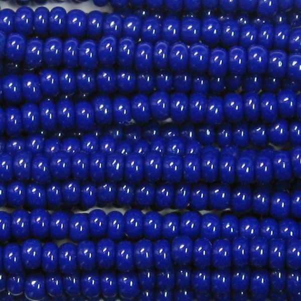 14/0 Czech Seed Bead, Opaque Navy Blue