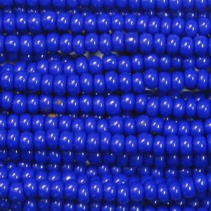 14/0 Czech Seed Bead, Opaque Royal Blue