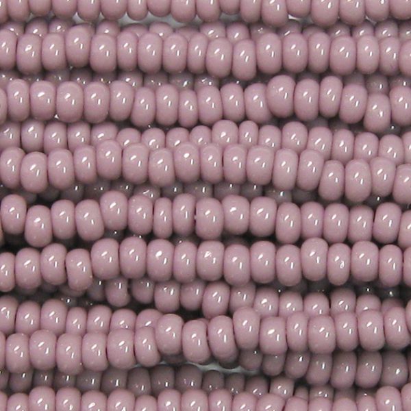 14/0 Czech Seed Bead, Opaque Light Purple