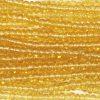 14/0 Czech Seed Bead, Transparent Light Topaz
