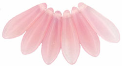 5x16mm Dagger Beads, Rose Opal