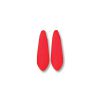 3x11mm Small Dagger Beads, Neon Cherry