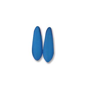 3x11mm Small Dagger Beads, Neon Turquoise (Aqua)