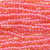 13/0 Czech Seed Bead, 2-Tone Pink Lined Topaz