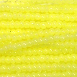 Czech Seed Bead, Waxy Yellow