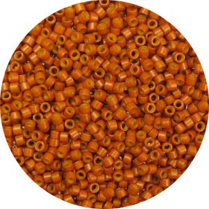 DB0653 - 11/0 Miyuki Delica Beads, Opaque Pumpkin*