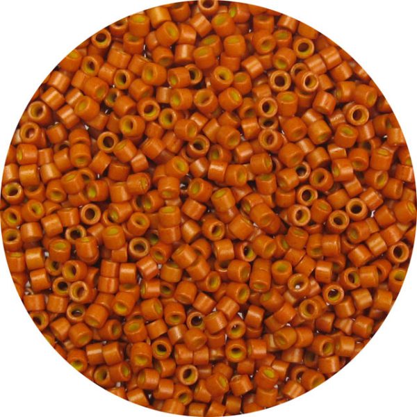 DB0653 - 11/0 Miyuki Delica Beads, Opaque Pumpkin*