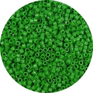 DB0724 - 11/0 Miyuki Delica Beads, Opaque Green