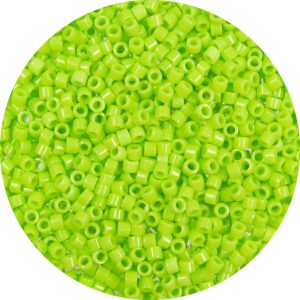 DB0733 - 11/0 Miyuki Delica Beads, Opaque Lime Green
