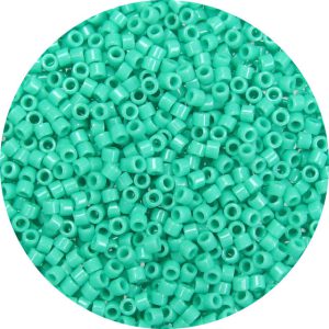 DB0729 - 11/0 Miyuki Delica Beads, Opaque Turquoise Green