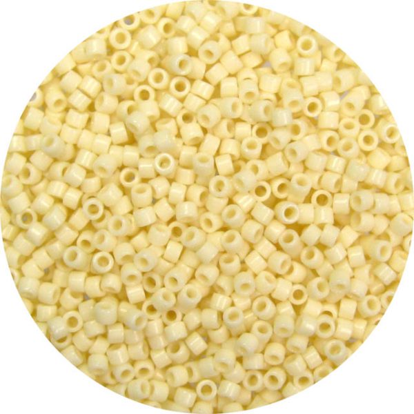 DB0732 - 11/0 Miyuki Delica Beads, Opaque Ivory