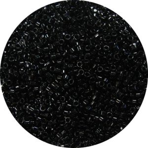 DBL010 Opaque Black 8/0 Miyuki Delica 50 grams