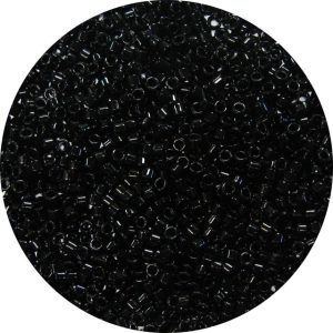DBL010 Opaque Black 8/0 Miyuki Delica 50 grams