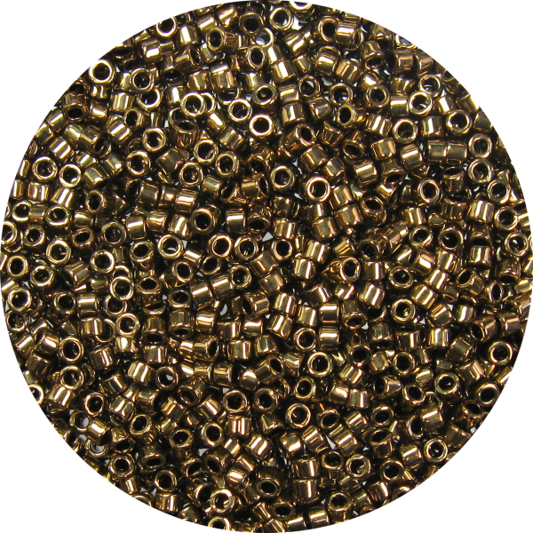 DBL022  Metallic Bronze 8/0 Miyuki Delica Seed Beads 50 grams