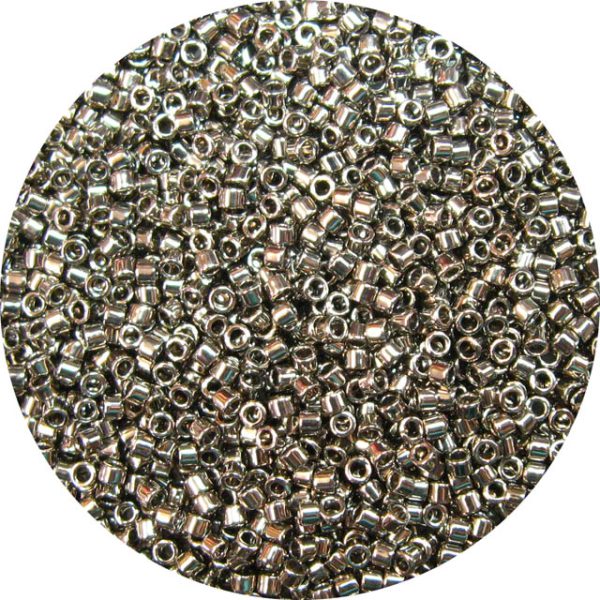 DBL021 Nickel Plated 8/0 Delica 50 grams