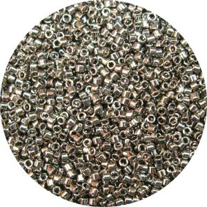 DB0021 - 11/0 Miyuki Delica Beads, Nickle Plate over Glass