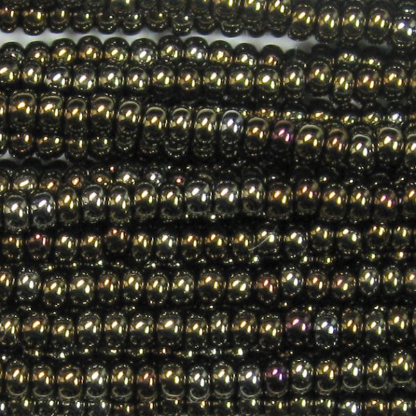 8/0 Czech Seed Bead, Brown Iris