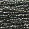 8/0 Czech Seed Bead, Silver Lined Black Diamond