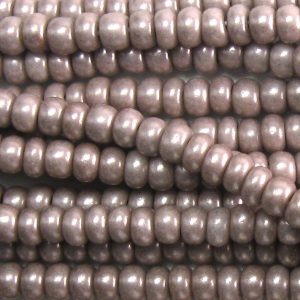 8/0 Czech Seed Bead, Taupe Supra Pearl*