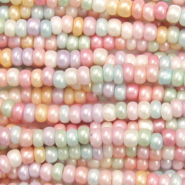 8/0 Czech Seed Bead, Tutti Fruity Supra Pearl Mix*