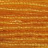 8/0 Czech Seed Bead, Frosted Transparent Topaz