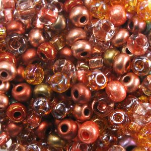 10/0 Czech Seed Bead, Metallic Silver Mix – Garden of Beadin