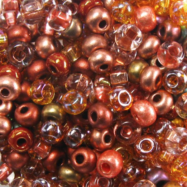 8/0 Czech Seed Bead, Non-Cents-ical Mix