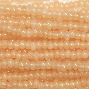 8/0 Czech Seed Bead, Waxy Opal Latte Tint**