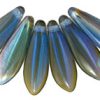 5x16mm Dagger Beads, Sapphire Celsian