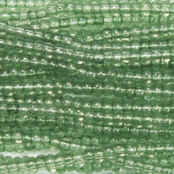 8/0 Czech Seed Bead, Transparent Tourmaline Tint**