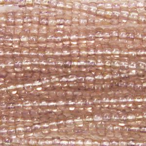 8/0 Czech Seed Bead, Transparent Colorado Topaz Tint**