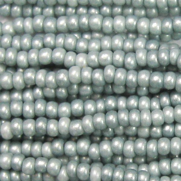 8/0 Czech Seed Bead, Prussian Blue Supra Pearl*