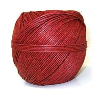 20lb Natural Hemp, 100gm (400ft) Ball, Red