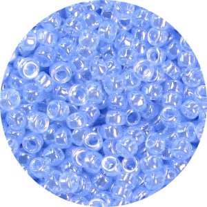15/0 Ceylon Light Sapphire Blue Japanese Seed Beads 524