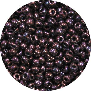 15/0 Japanese Seed Bead Metallic Dark Copper 460