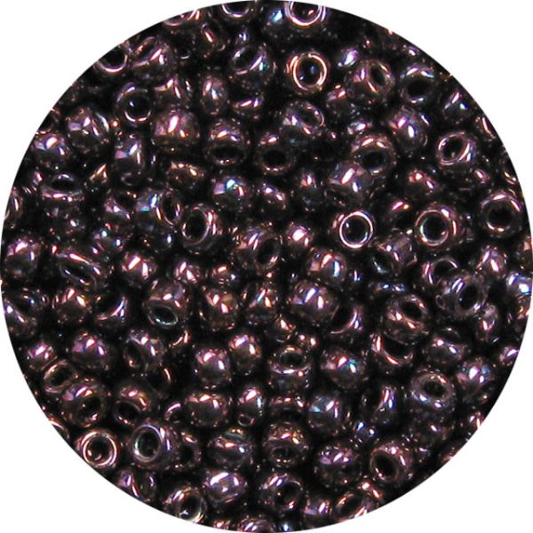 15/0 Japanese Seed Bead Metallic Dark Copper 460