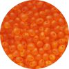 3.4mm  Miyuki Drops Frosted Dark Hyacinth Orange
