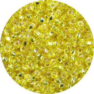 15/0 Japanese Seed Bead Silver Lined Citrine AB 636