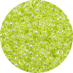 15/0 Japanese Seed Bead Transparent Luster Light Olivine 172